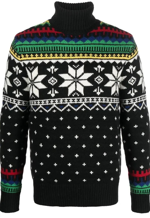 Polo Ralph Lauren intarsiastickad tröja - Svart