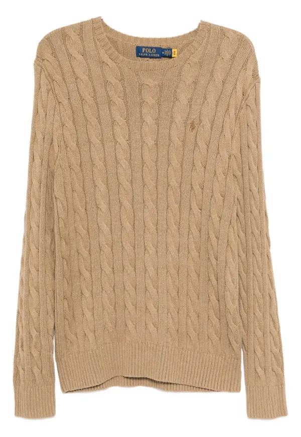 Polo Ralph Lauren kabelstickad tröja - Brun