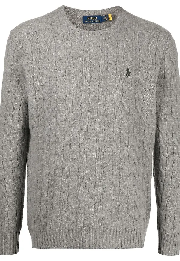 Polo Ralph Lauren kabelstickad tröja - Grå