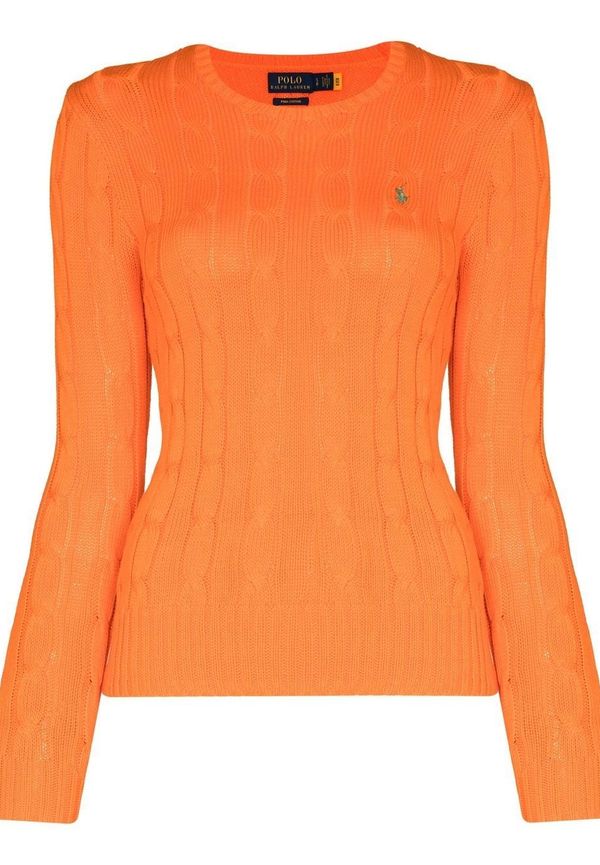 Polo Ralph Lauren kabelstickad tröja - Orange
