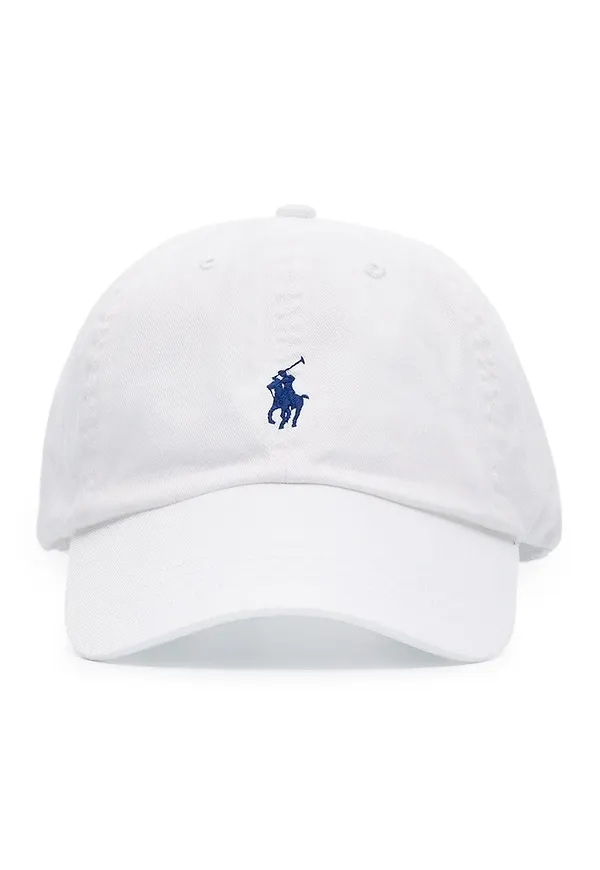 Polo Ralph Lauren keps med broderad logotyp - Vit