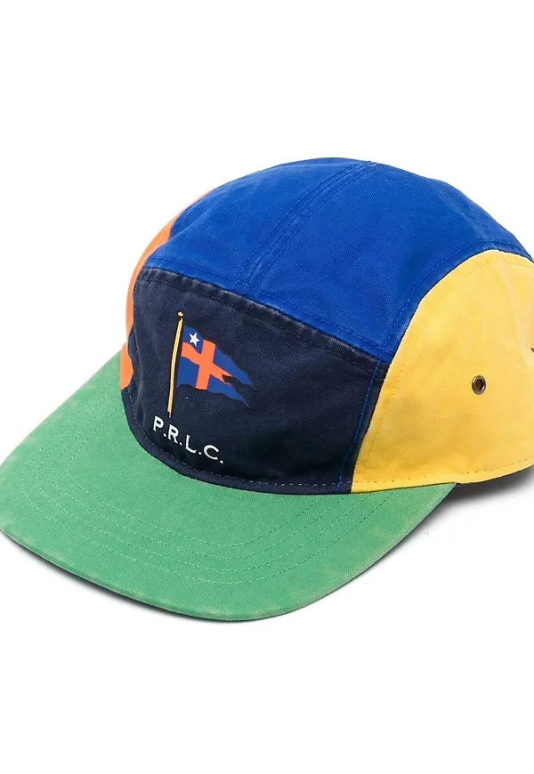 Polo Ralph Lauren keps med fem paneler - 001 BLUE MULTI