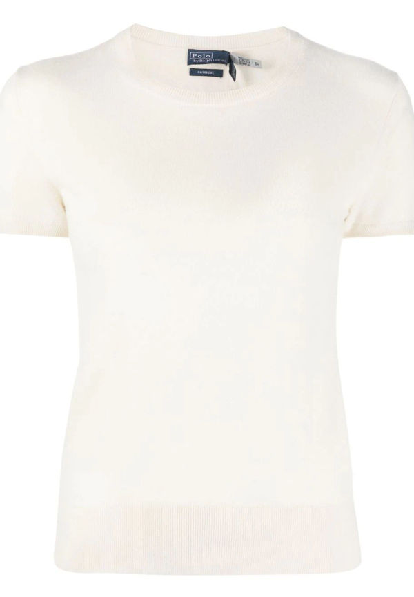 Polo Ralph Lauren kortärmad kashmirtröja - Neutral