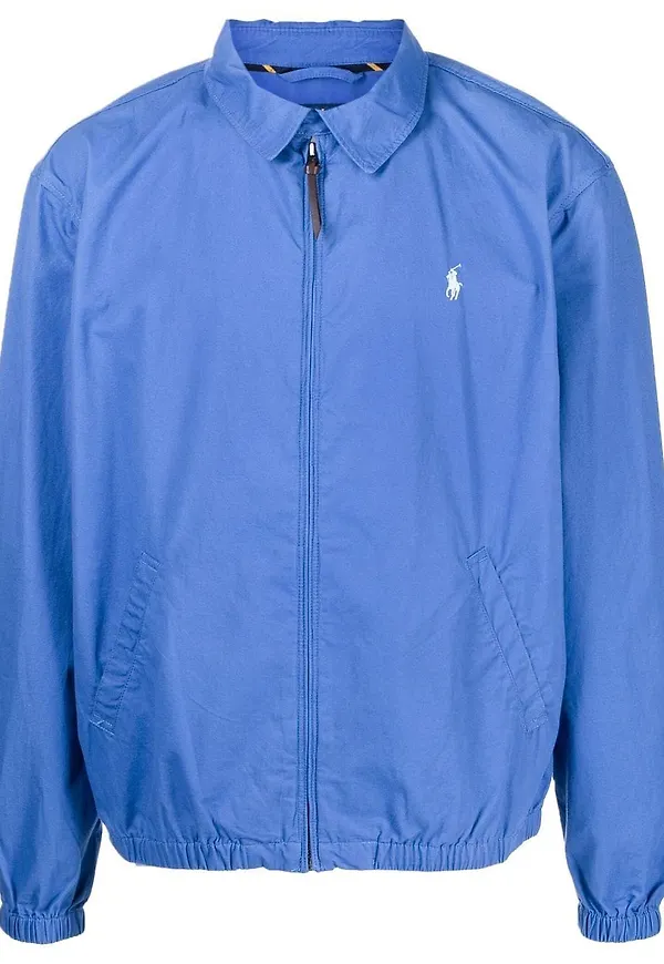 Polo Ralph Lauren långärmad jacka med broderat motiv - Blå