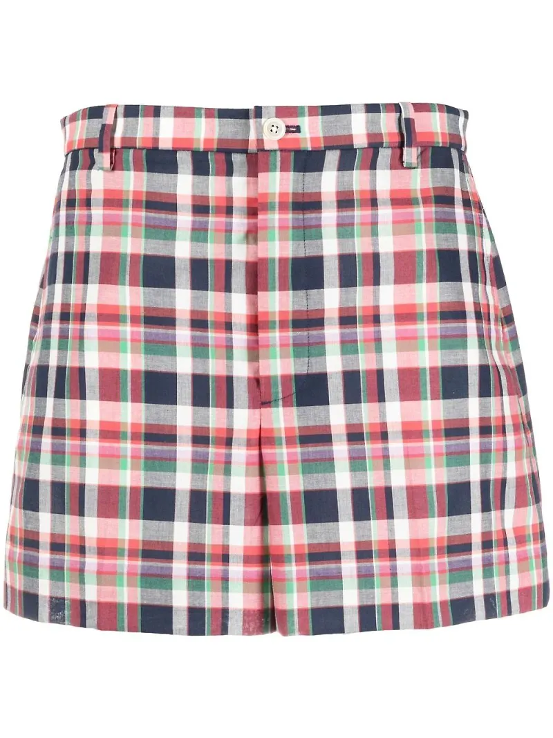 Polo Ralph Lauren Madras shorts med vida ben - Rosa