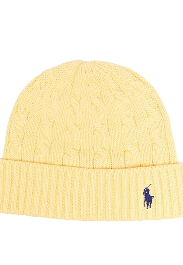 Polo Ralph Lauren mössa med broderad logotyp - Gul