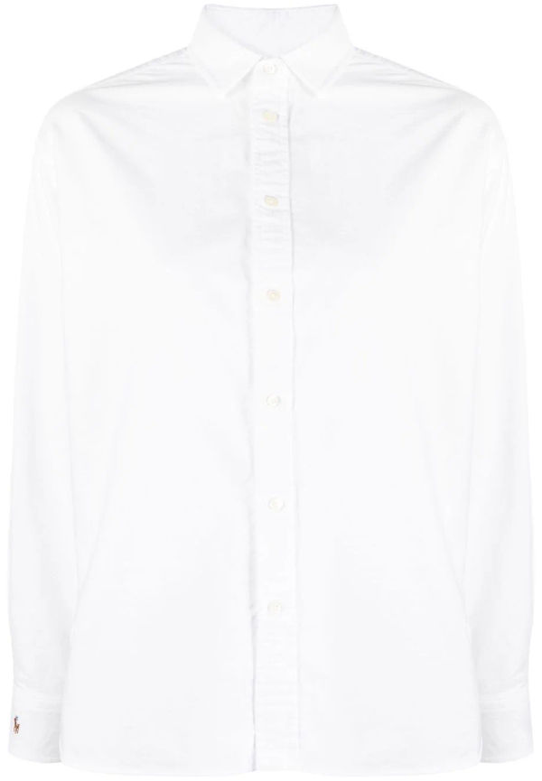 Polo Ralph Lauren Oxford långärmad skjorta - Vit