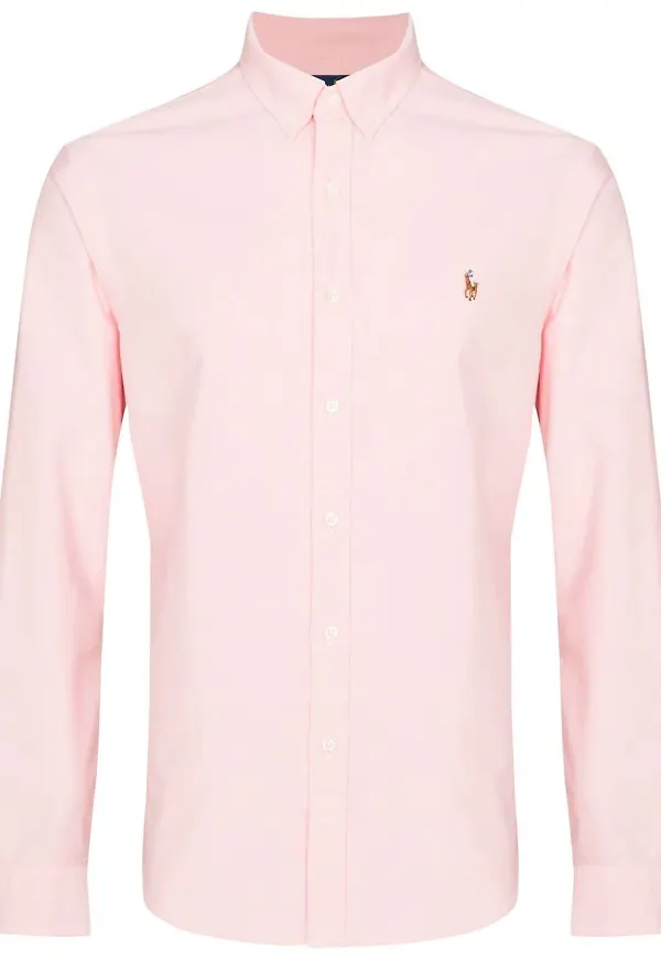 Polo Ralph Lauren Oxfordskjorta med smal passform - Rosa
