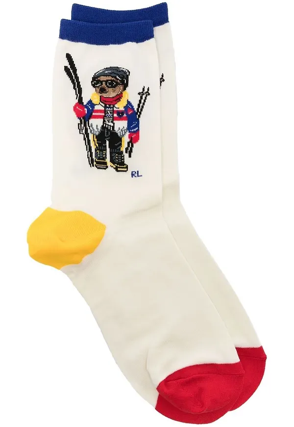 Polo Ralph Lauren Polo Bear ankelstrumpor - Vit