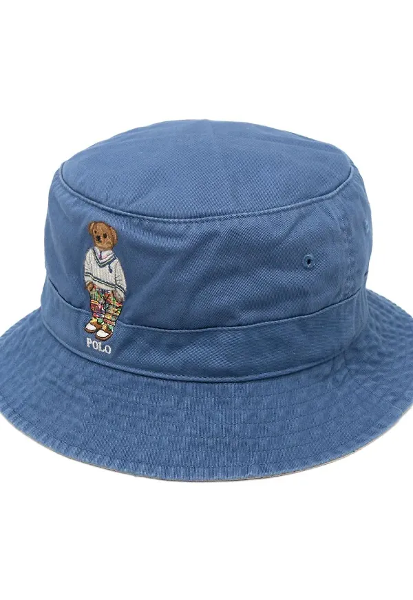 Polo Ralph Lauren Polo Bear cotton bucket hat - Blå