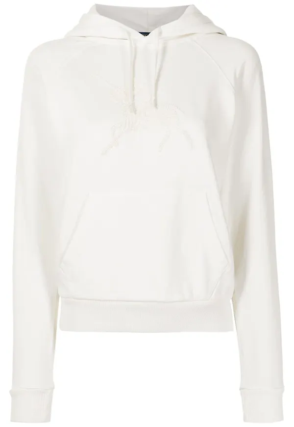 Polo Ralph Lauren Polo Pony hoodie med brodyr - Vit
