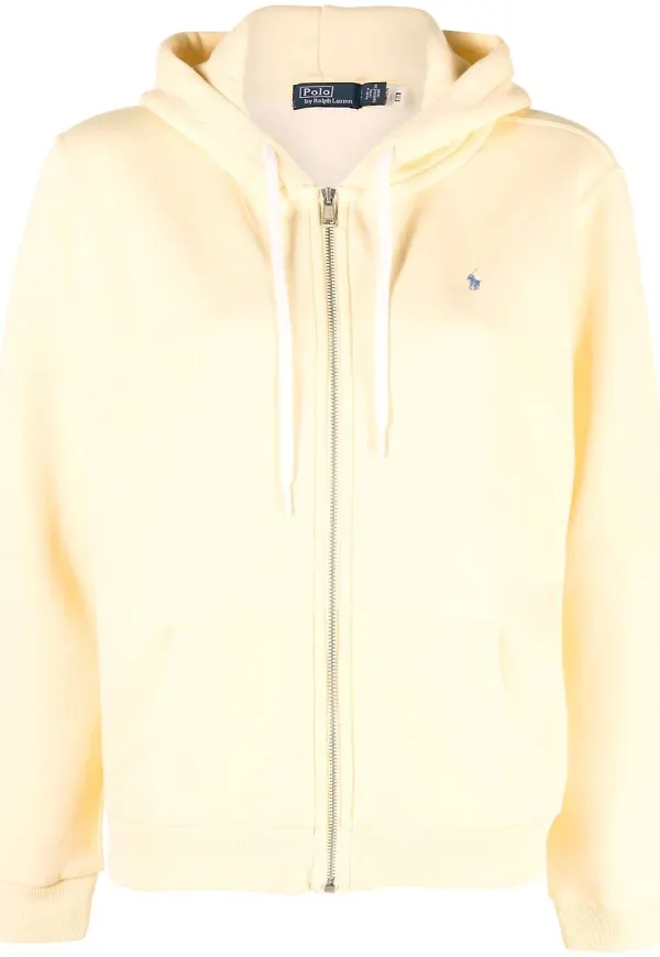 Polo Ralph Lauren Polo Pony hoodie med dragkedja - Gul