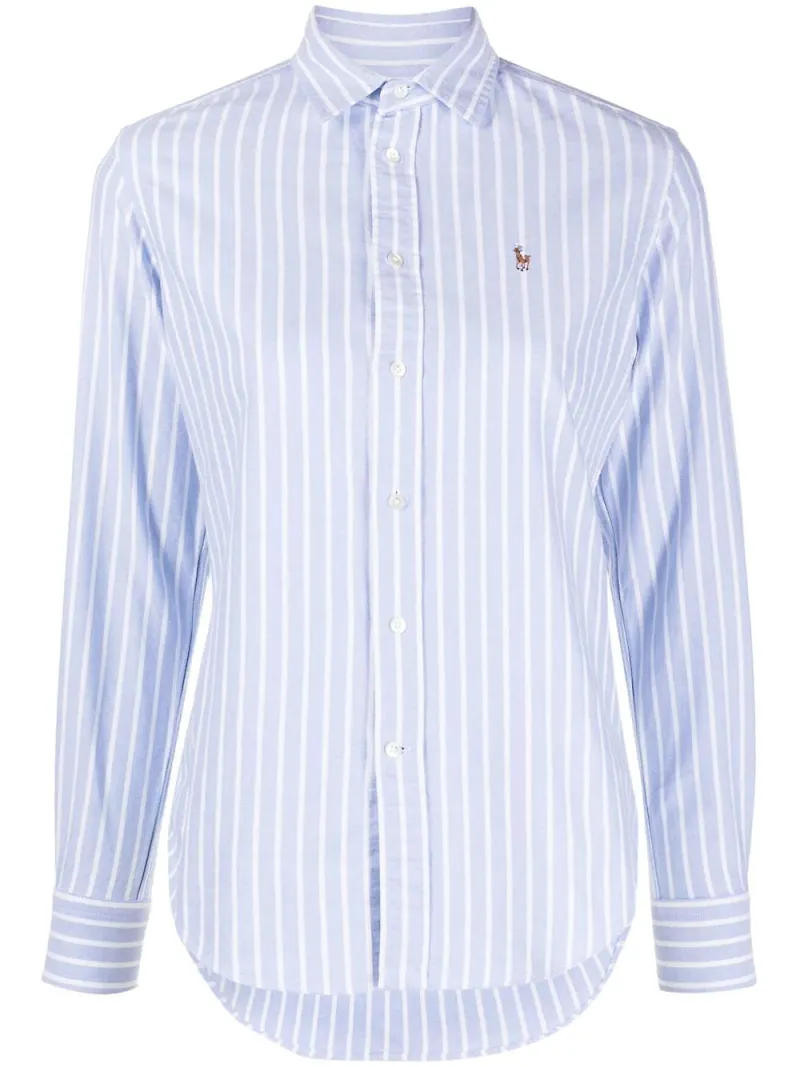 Polo Ralph Lauren Polo Pony randig t-shirt - Blå