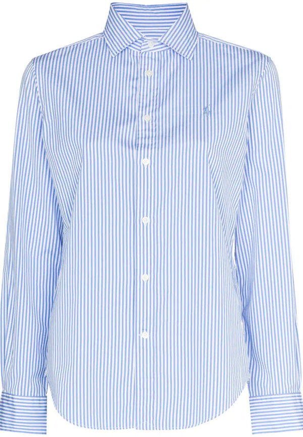 Polo Ralph Lauren Polo Pony randig t-shirt - Blå