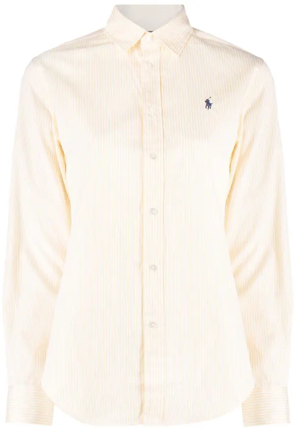 Polo Ralph Lauren Polo Pony skjorta med brodyr - Vit