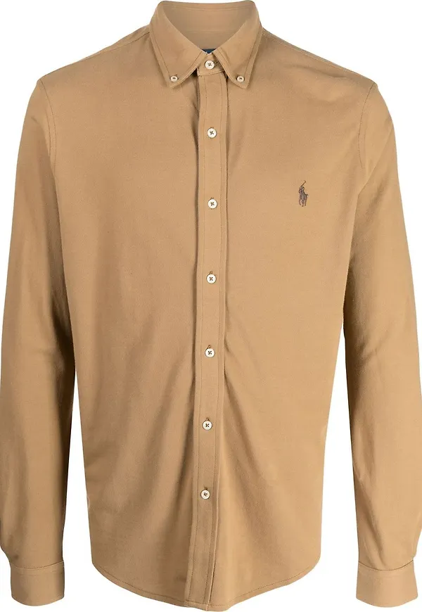Polo Ralph Lauren Polo Pony skjorta med knäppning - Brun