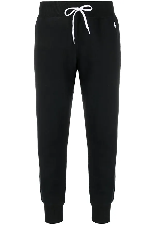 Polo Ralph Lauren Polo Pony trackpants i fleece - Svart