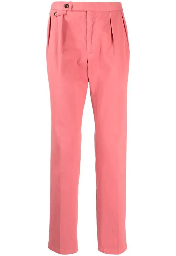 Polo Ralph Lauren raka plisserade chinos - Rosa