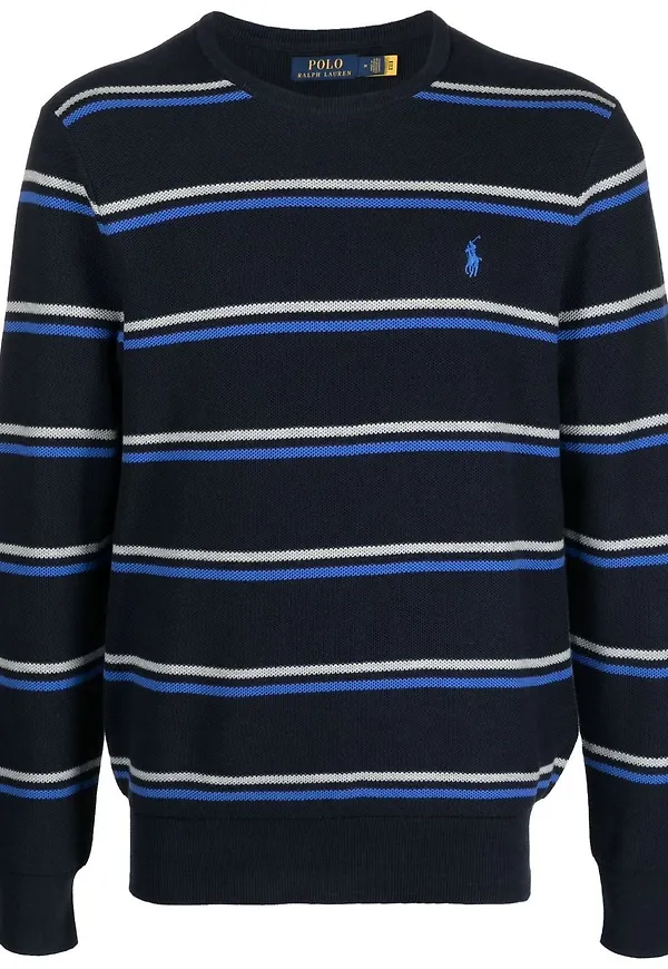 Polo Ralph Lauren randig pullover - Blå