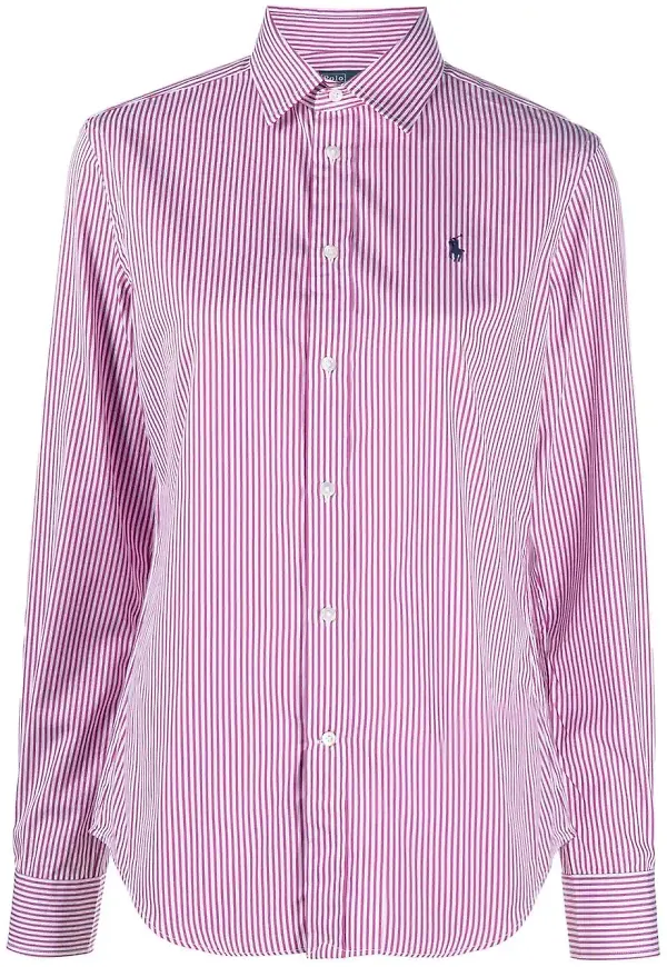 Polo Ralph Lauren randig skjorta - Lila