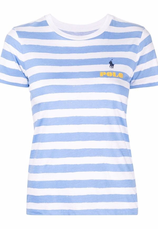 Polo Ralph Lauren randig t-shirt - Blå
