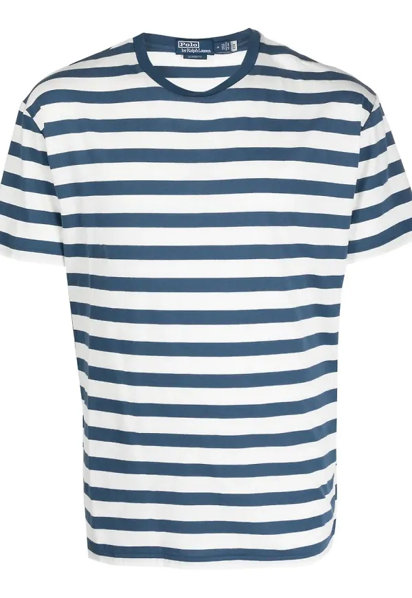 Polo Ralph Lauren randig t-shirt - Blå