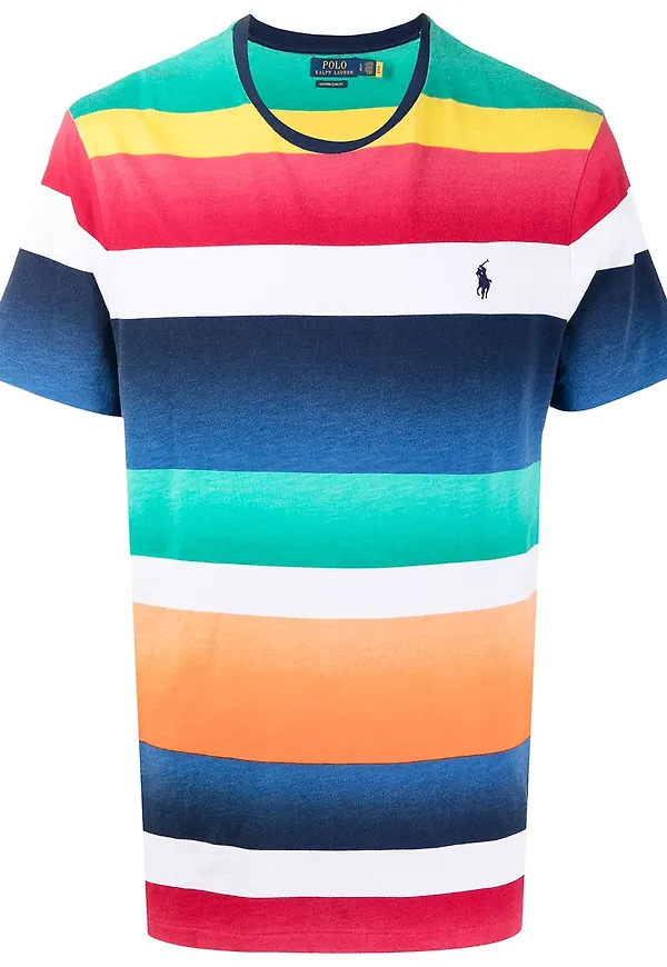 Polo Ralph Lauren randig t-shirt - Flerfärgad