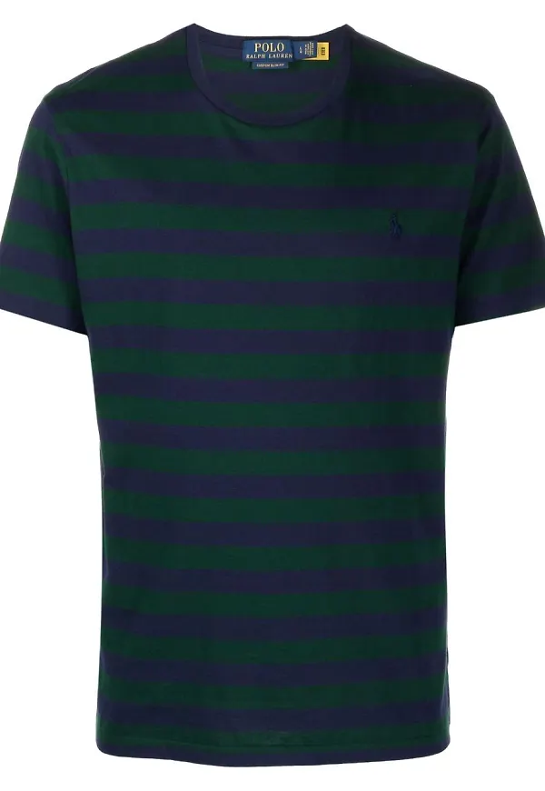Polo Ralph Lauren randig t-shirt - Grön