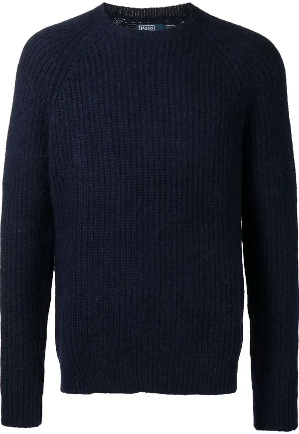 Polo Ralph Lauren ribbstickad tröja - Blå