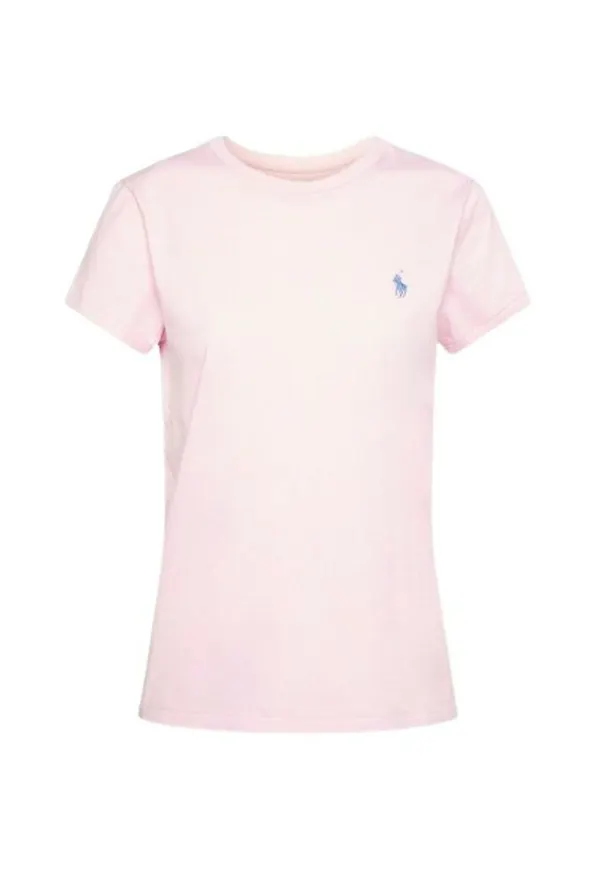 Polo Ralph Lauren Round-Neck T-Shirt Rosa, Dam