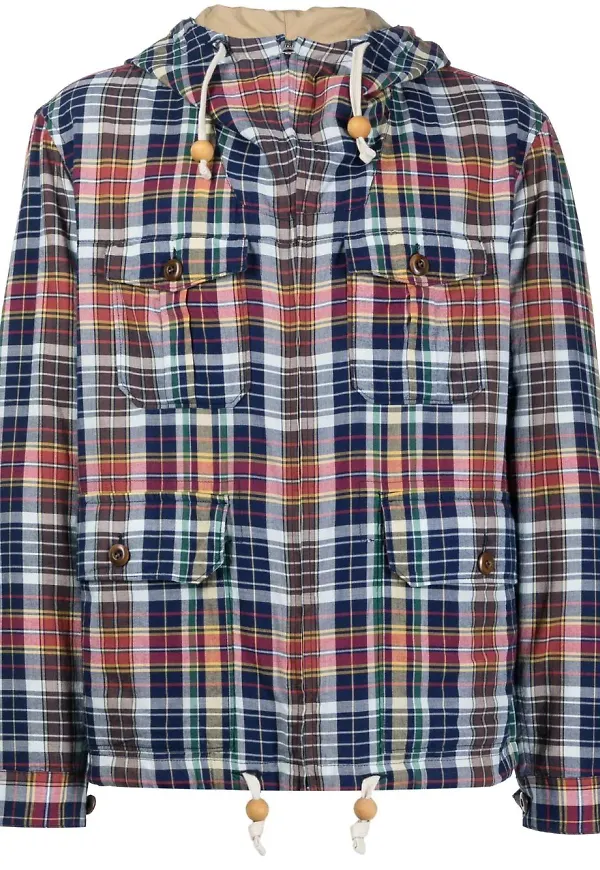 Polo Ralph Lauren rutig bomberjacka - Flerfärgad