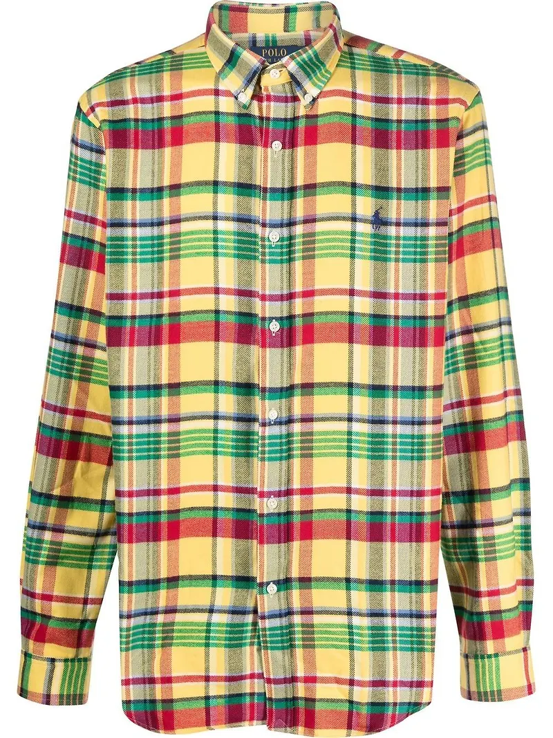 Polo Ralph Lauren rutig skjorta - Gul