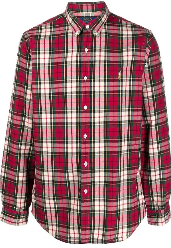 Polo Ralph Lauren rutig skjorta - Röd