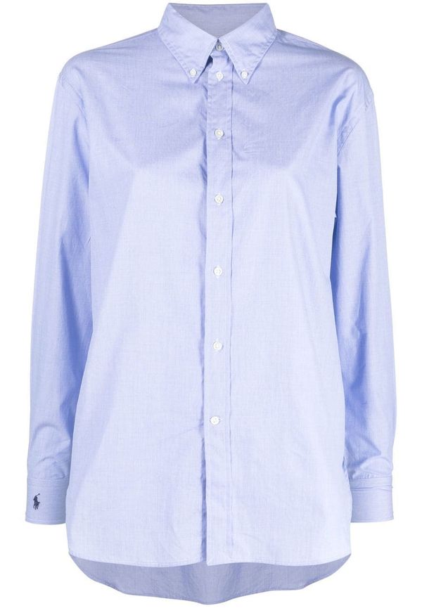Polo Ralph Lauren skjorta med broderad logotyp - Blå