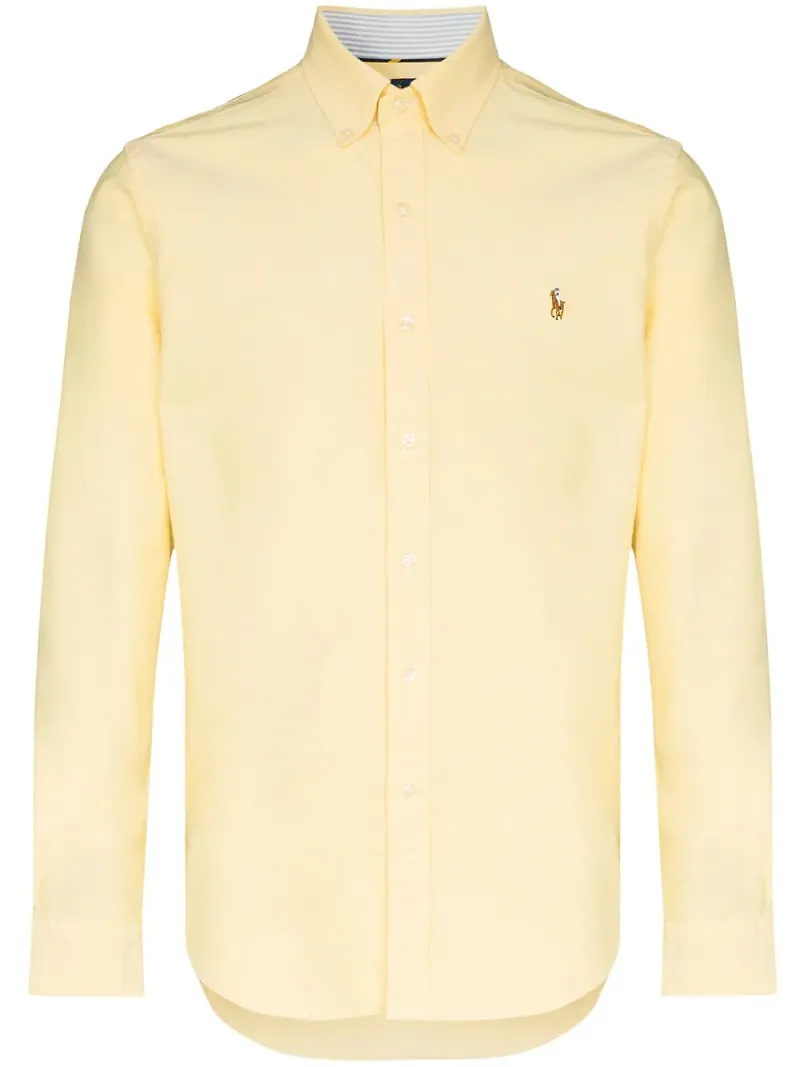 Polo Ralph Lauren skjorta med broderad logotyp - Gul
