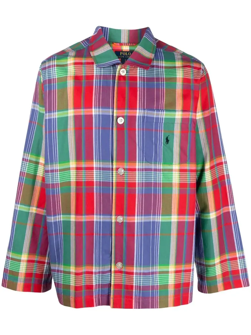 Polo Ralph Lauren skotskrutig pyjamas - Röd