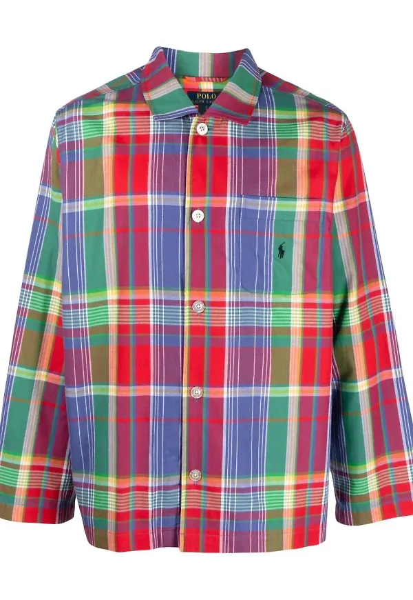 Polo Ralph Lauren skotskrutig pyjamas - Röd