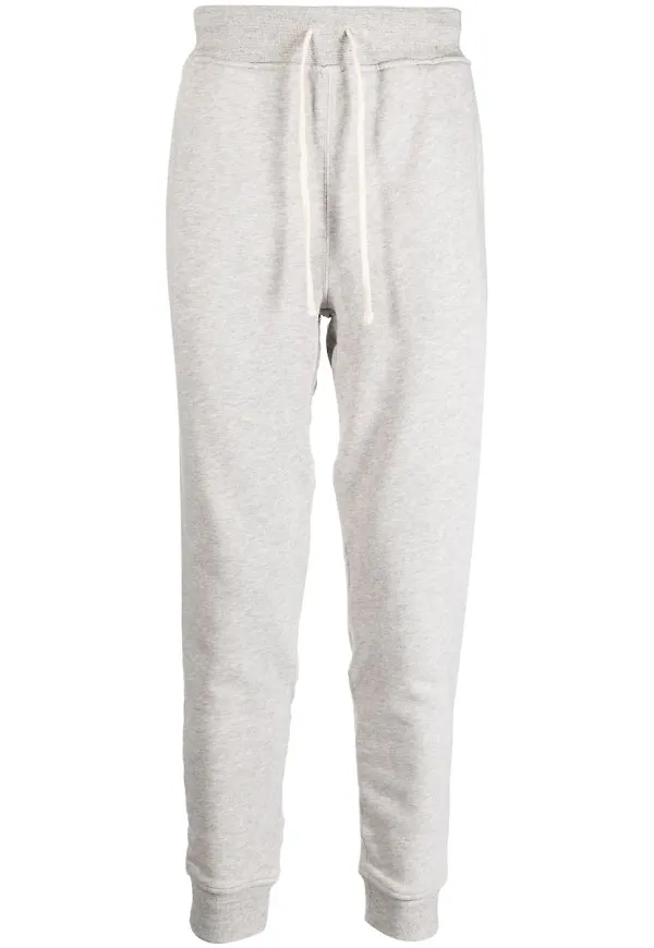 Polo Ralph Lauren smala sweatpants i fleece - Grå
