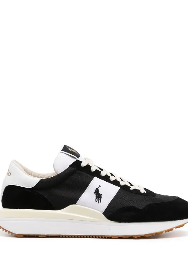 Polo Ralph Lauren sneakers med broderad logotyp - Svart