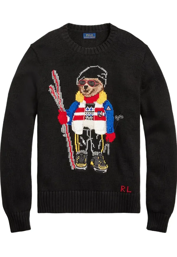 Polo Ralph Lauren Stickkläder Svart, Dam