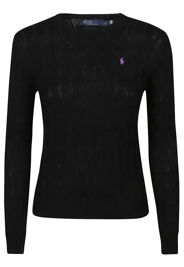 Polo Ralph Lauren Stickkläder Svart, Dam