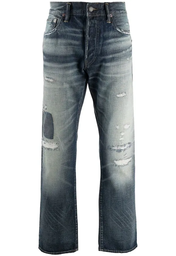 Polo Ralph Lauren straight-jeans - Blå
