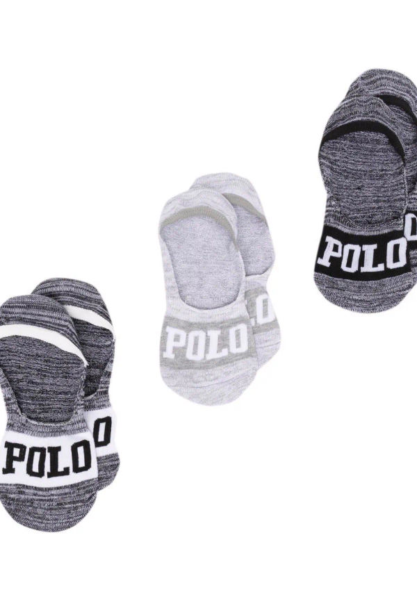 Polo Ralph Lauren strumpor utan logotyp (trepack) - Grå