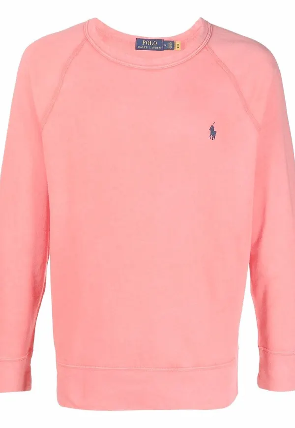 Polo Ralph Lauren sweatshirt med broderad logotyp - Rosa