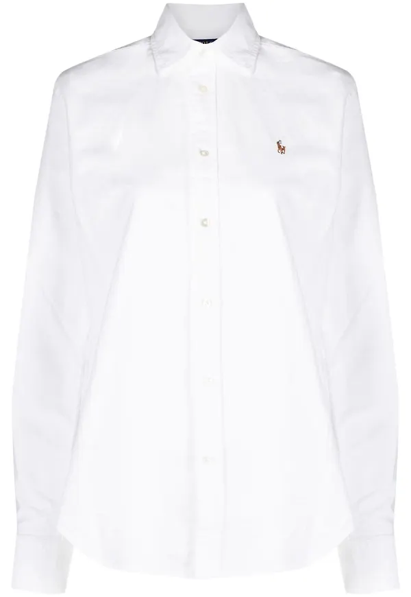 Polo Ralph Lauren sweatshirt med logotyp - Vit