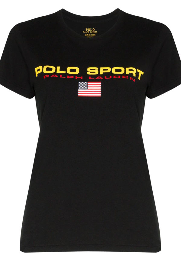 Polo Ralph Lauren t-shirt med logotyp - Svart