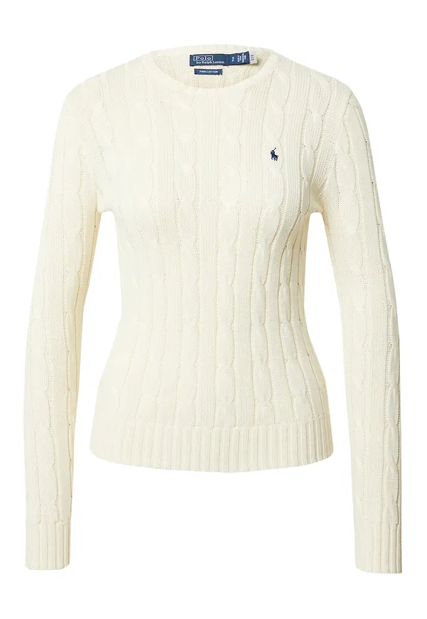 Polo Ralph Lauren Tröja 'Juliana' kräm / marinblå