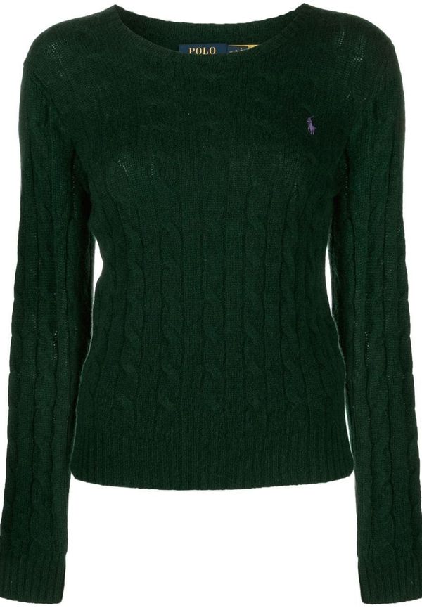 Polo Ralph Lauren tröja med broderad logotyp - Grön