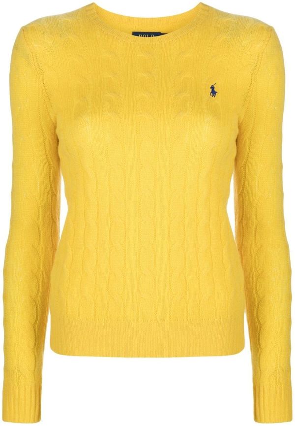 Polo Ralph Lauren tröja med broderad logotyp - Gul