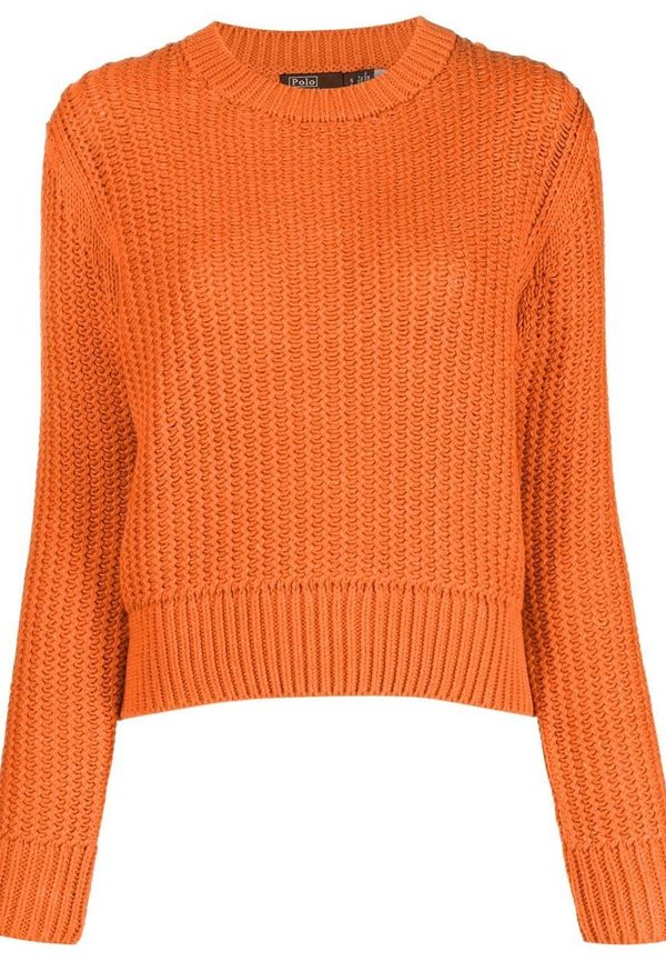 Polo Ralph Lauren tröja med rundad hals - Orange